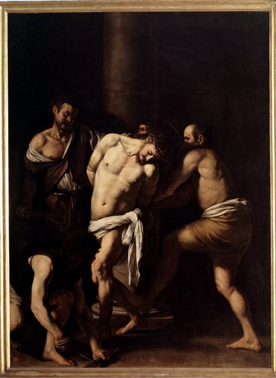 İsa'nın kırbaçlanması by Michelangelo Merisi da Caravaggio