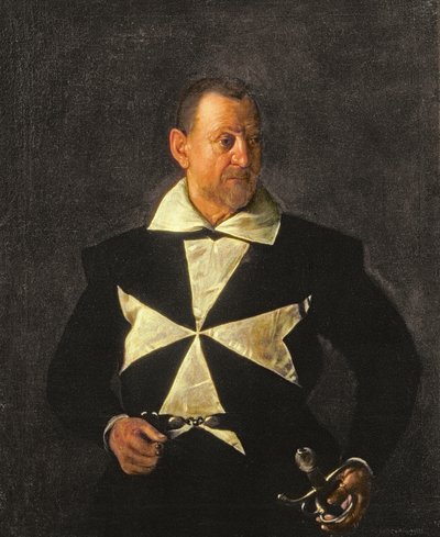 Malta Şövalyesi Portresi, muhtemelen Fra Antonio Martelli by Michelangelo Merisi da Caravaggio