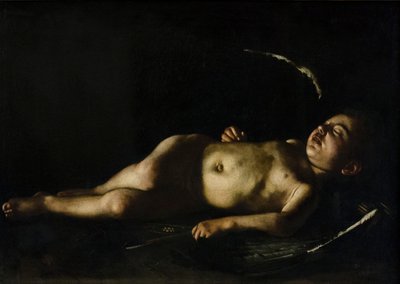 uyuyan aşk tanrısı by Michelangelo Merisi da Caravaggio