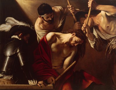 Dikenli Taç, c.1603 (tuval üzerine yağlı boya) by Michelangelo Merisi da Caravaggio