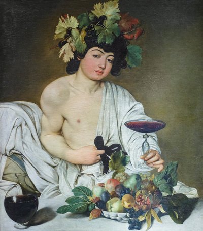 Genç Bacchus, 1596 dolayları (tuval üzerine yağlıboya) by Michelangelo Merisi da Caravaggio