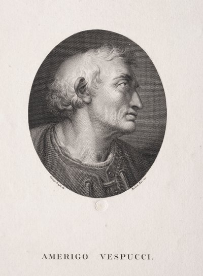 Amerigo Vespucci'nin portresi by Michele Bisi