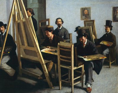 Resim Okulu, Michele Cammarano, 1865 dolaylarında by Michele Cammarano