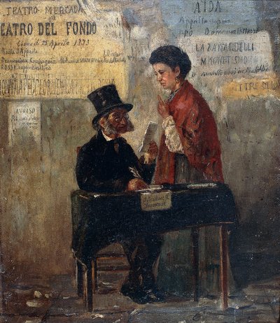 Tiyatro afişleri ve genel yazar, Michele Cammarano (1835-1920) by Michele Cammarano