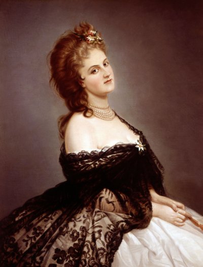 Virginia Oldoini, Castiglione Kontesi, Pierre-Louis Pierson tarafından çekilen bir fotoğraftan sonra, 1862 by Michele Gordigiani