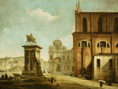 Campo SS Giovanni e Paolo, Venedik by Michele Marieschi