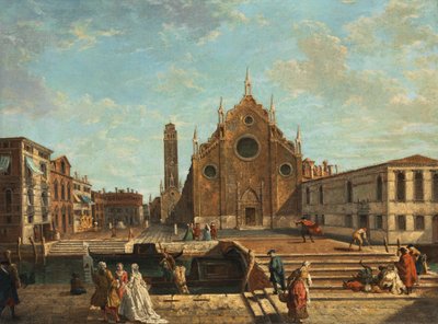 Michele Marieschi Campo dei Frari by Michele Marieschi