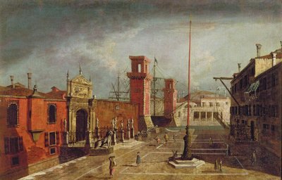 Arsenale, Venedik by Michele Marieschi