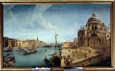 Michele Marieschi (1710-1741) 18. yüzyıl Güneşi tarafından Venedik Tablosunda Büyük Kanal
