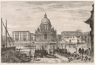 Venedik Manzaraları: SM Della Salute by Michele Marieschi