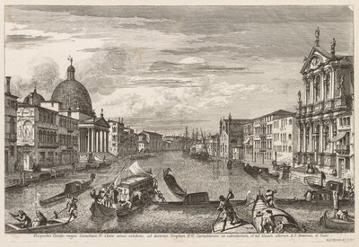Venedik Manzaraları: Santa Chiara by Michele Marieschi