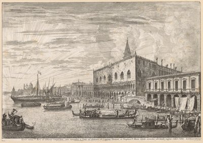 Venedik Manzaraları: Molo ve SM Della Salute by Michele Marieschi