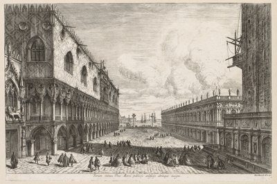 Venedik Manzaraları: Piazzetta by Michele Marieschi