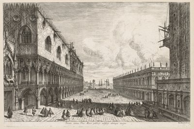 Venedik Manzaraları: Piazzetta, 1741. by Michele Marieschi