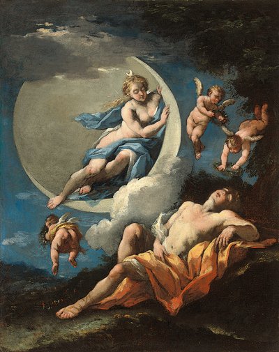 Diana ve Endymion by Michele Rocca