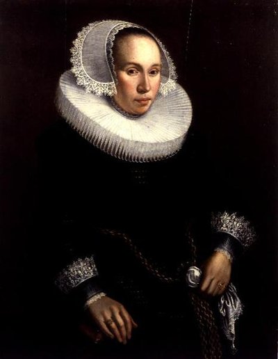 Bir Bayan Portresi by Michiel Jansz. van Miereveld