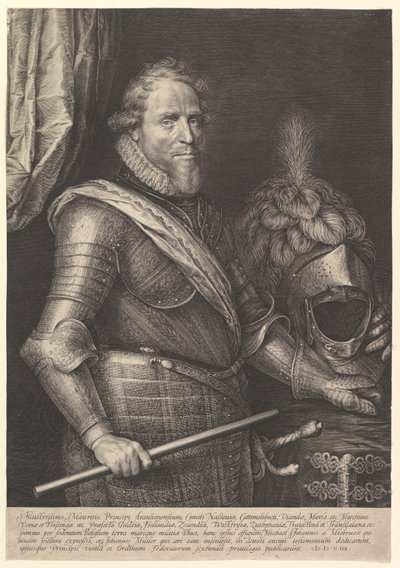 Orange Prensi Maurits, 1608. by Michiel Jansz van Miereveld