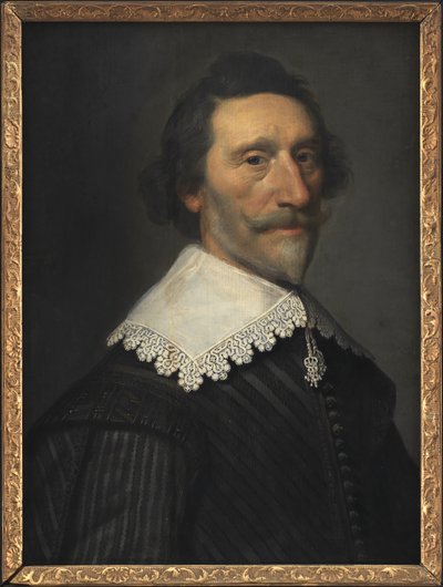 Hollandalı Şair ve Tarihçi Pieter Cornelisz Hooft (1581-1647) by Michiel Jansz van Mierevelt