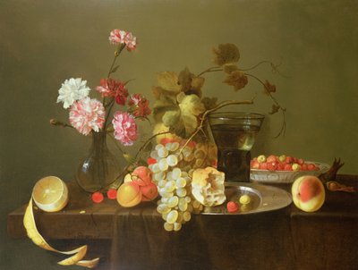 Meyve ve Çiçeklerin Natürmortu by Michiel Simons