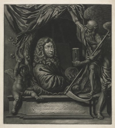 Otoportre, 1685. by Michiel van Musscher