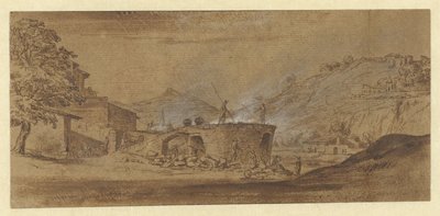 Lyon yakınlarındaki kireç ocağı by Michiel van Overbeek