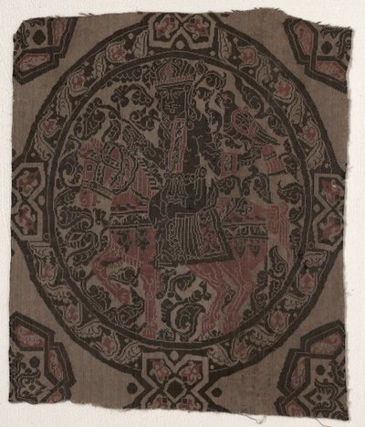 Binicilik Falconer King, İran veya Irak, Abbasi dönemi ile Fragman by Middle Eastern