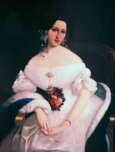 Luisa Pesjak, c1835 by Mihael Stroj