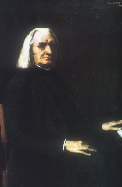 Franz Liszt, 1886 by Mihály Munkácsy