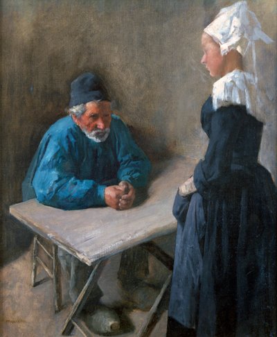 Hizmetçinin Nişanı, c1864-1900 by Mihály Munkácsy