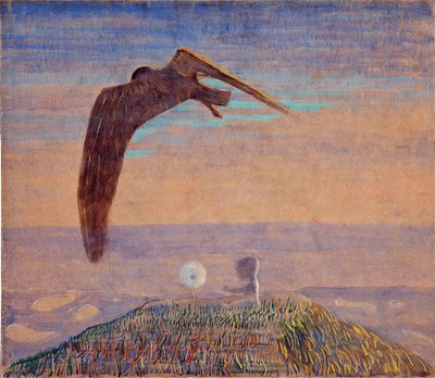 Ciurlionis, Nicholas Constantine (1875-1911) tarafından Masal II. Tempera kağıttır, boyut: 62.2x71.9 by Mikalojus Konstantinas Čiurlionis