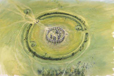 Stonehenge Aşama 3, MÖ c20. yüzyıl, c1990-2010 by Mike Seaforth