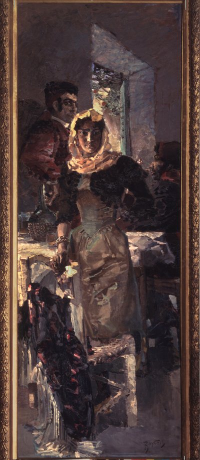 İspanya (İspanya) - Mikhail Alexandrovich Vrubel (Vrubel) (1856-1910) tarafından tablo, tuval üzerine yağlı boya by Mikhail Aleksandrovich Vrubel