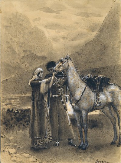 İsmail ile Zara veda. Mikhail Lermontov