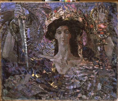 Altı kanatlı Seraphim (Azrail) 1904 by Mikhail Aleksandrovich Vrubel
