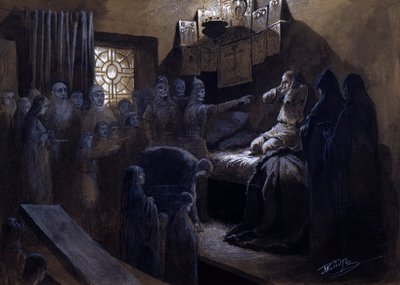 Korkunç İvan ve Kurbanlarının Hayaletleri, 19. veya 20. yüzyılın başları by Mikhail Petrovich Klodt