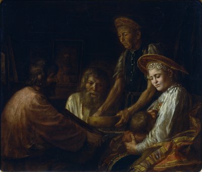 Köylü Yemeği, 1774 by Mikhail Shibanov