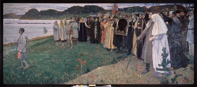 Rusya'da popüler ruh (Rusya'da Halk Ruhu). Resim, Mikhail Vasilyevich Nesterov (1862-1942), tuval üzerine yağlı boya by Mikhail Vasilievich Nesterov