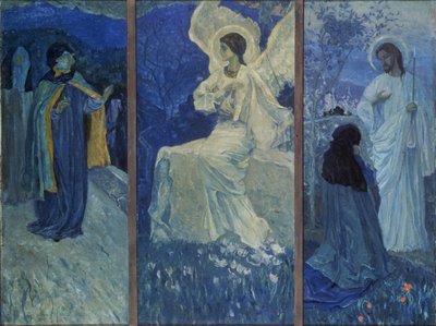 diriliş üçlüsü by Mikhail Vasilievich Nesterov
