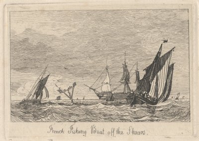 Makastan Kurtulan Fransız Balıkçı Teknesi by Miles Edmund Cotman