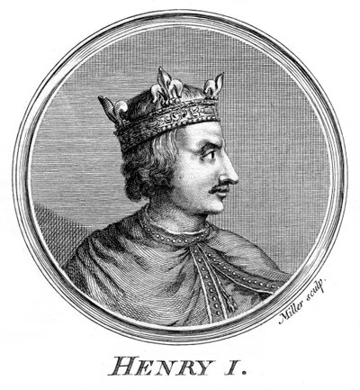 Henry I, İngiltere Kralı. by Miller