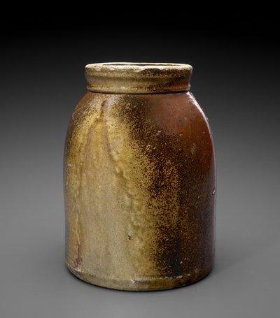 Jar, c. 1881-1892 (slip-glazed stoneware) by Milton Russell (attr.to) Stoker