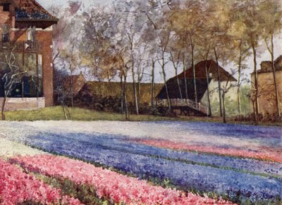 İlkbaharda Bir Hollanda Bahçesi (renkli taş) by Mima Nixon