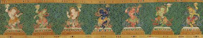 İmparatorluk İşlemeli İpek Thangka