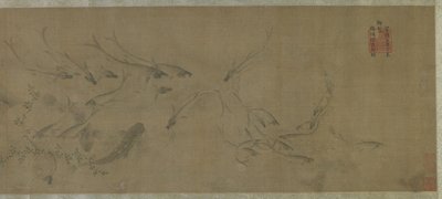 Balık ve Su Otları by Ming Dynasty Chinese School