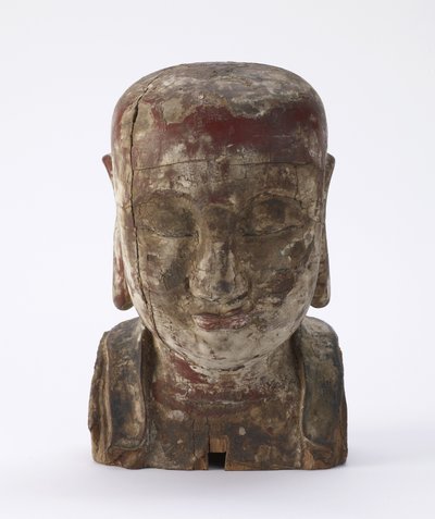 Bir Lohan Başkanı (ahşap) by Ming Dynasty Chinese School
