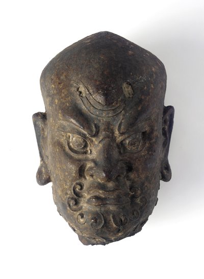 Bir tanrının başı (demir) by Ming Dynasty Chinese School