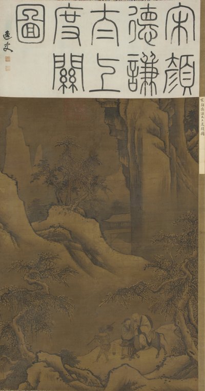 Laozi Geçidi Geçişi, c.1600 by Ming Dynasty Chinese School