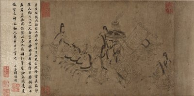 Luo Nehri Perisi (kağıt üzerine mürekkep) by Ming Dynasty Chinese School