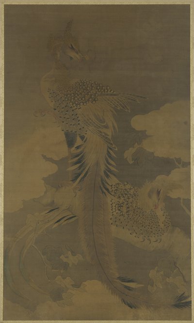 Paulownia Ağacında Anka Kuşları, c.1500 by Ming Dynasty Chinese School