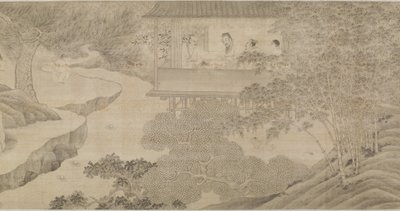 Orkide Köşkünde Buluşma by Ming Dynasty Chinese School